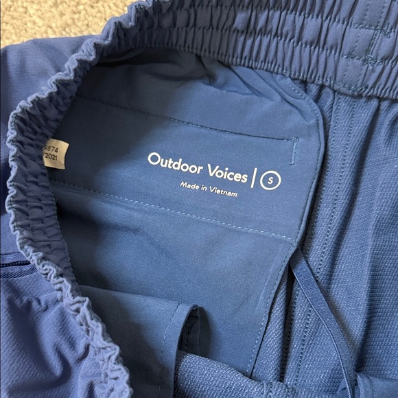 Outdoor Voices Women's Blue Track Pants - Picture 2 of 4